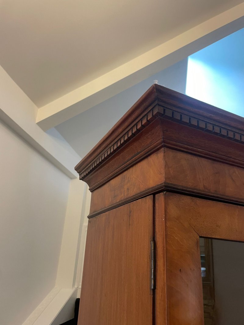 Large Antique George III Quality Mahogany Breakfront Bookcase 238 x 286 x 62 cm - Image 13